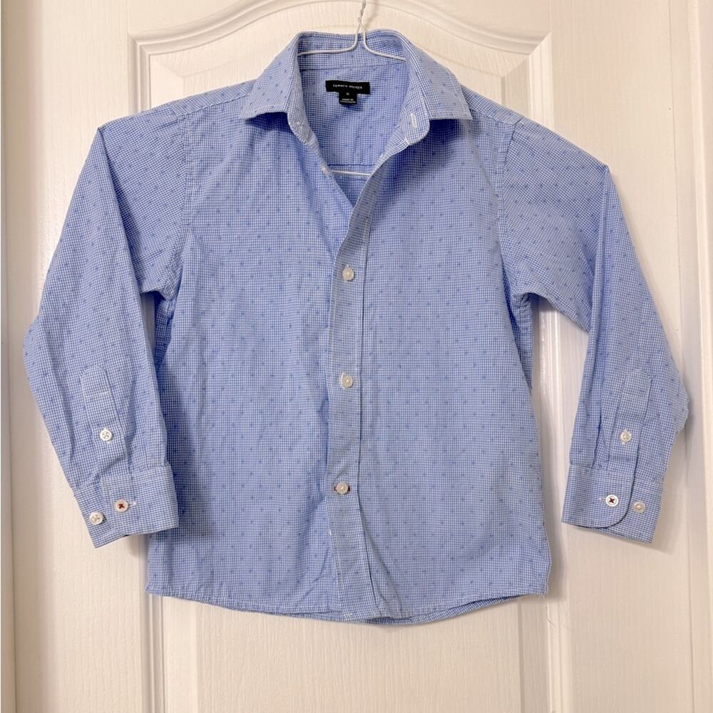 Tommy Hilfiget boys long sleeve button up dress shirt size 6